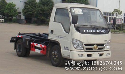福田鉤臂式垃圾收集車 福田鉤臂式垃圾收集車